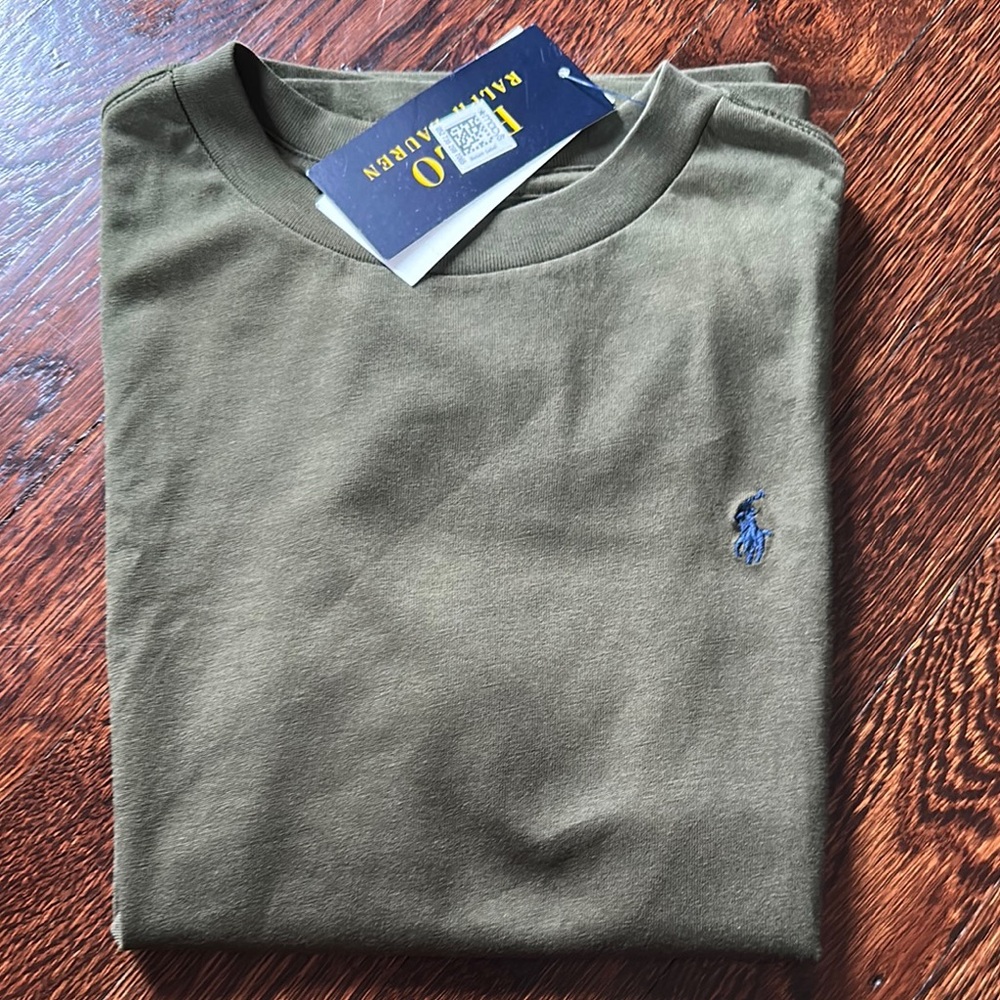 Polo by Ralph Lauren Green Crewneck Shirt